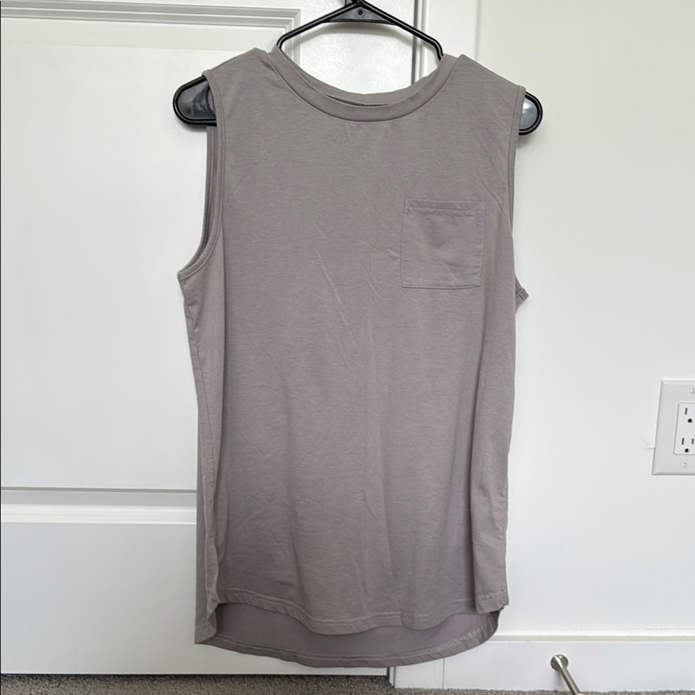 Amazon Pink Sleeveless Muscle Tee